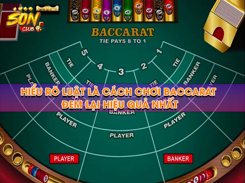 Hiểu rõ luật chơi bacccarat đem lại hiệu quả